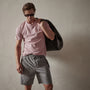 Short Sleeve Crew Neck in Antique Rose Pigment | James Perse Los Angeles