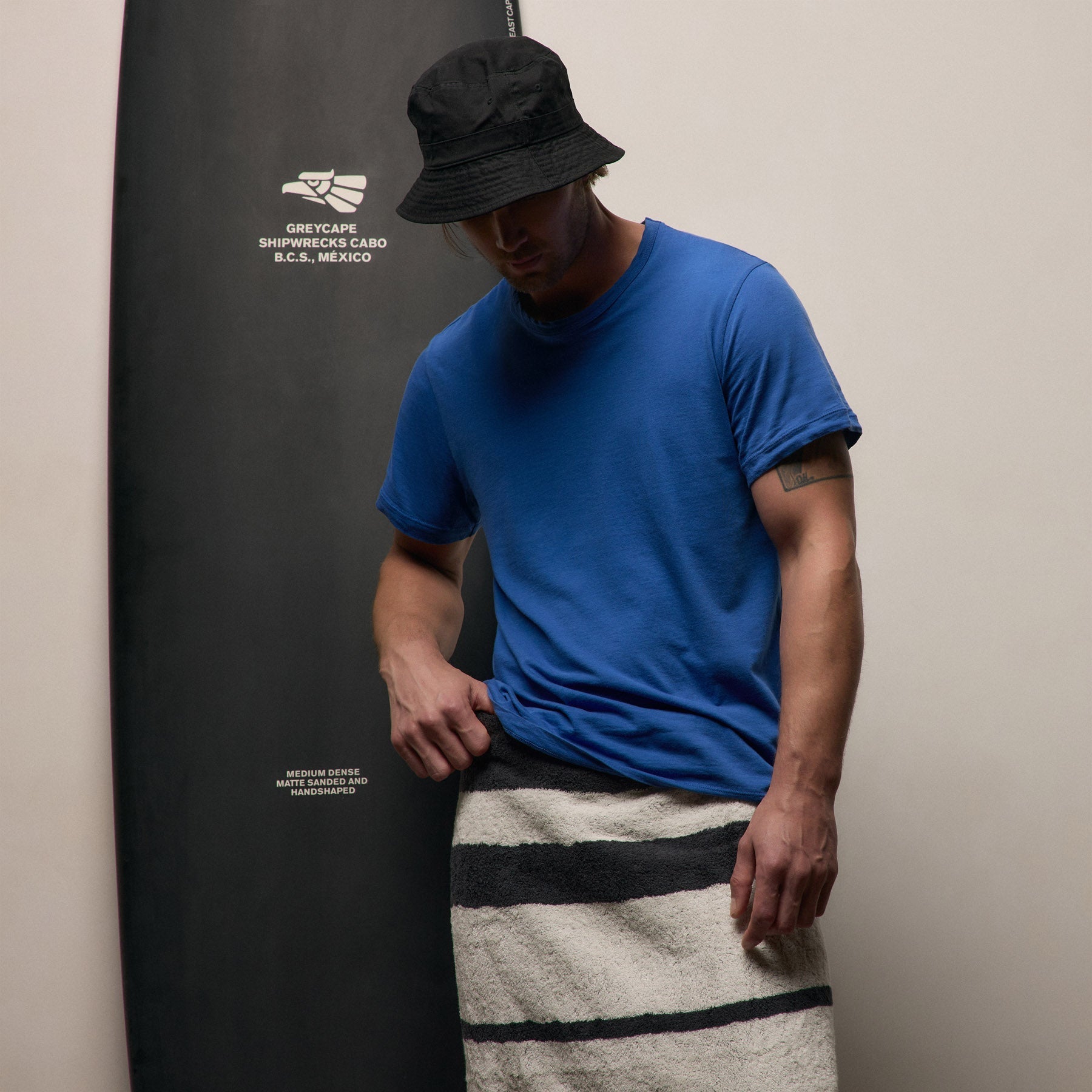 Short Sleeve Crew Neck in Baltic Blue | James Perse Los Angeles
