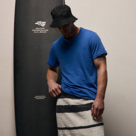 Short Sleeve Crew Neck in Baltic Blue | James Perse Los Angeles