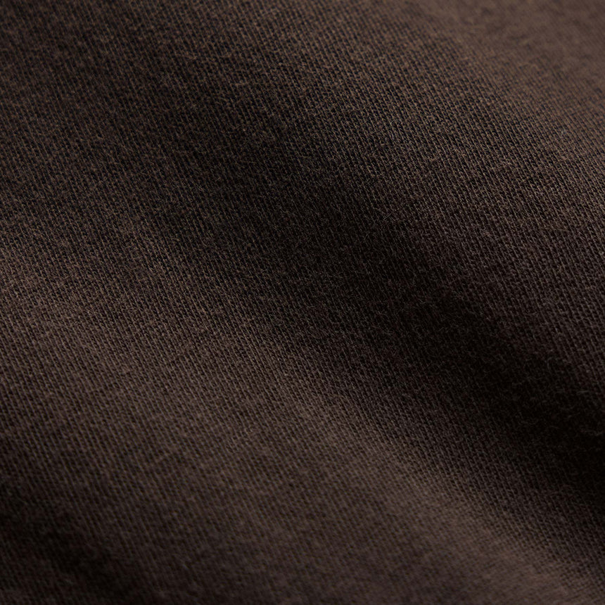 Short Sleeve Crew Neck in Bark Pigment | James Perse Los Angeles