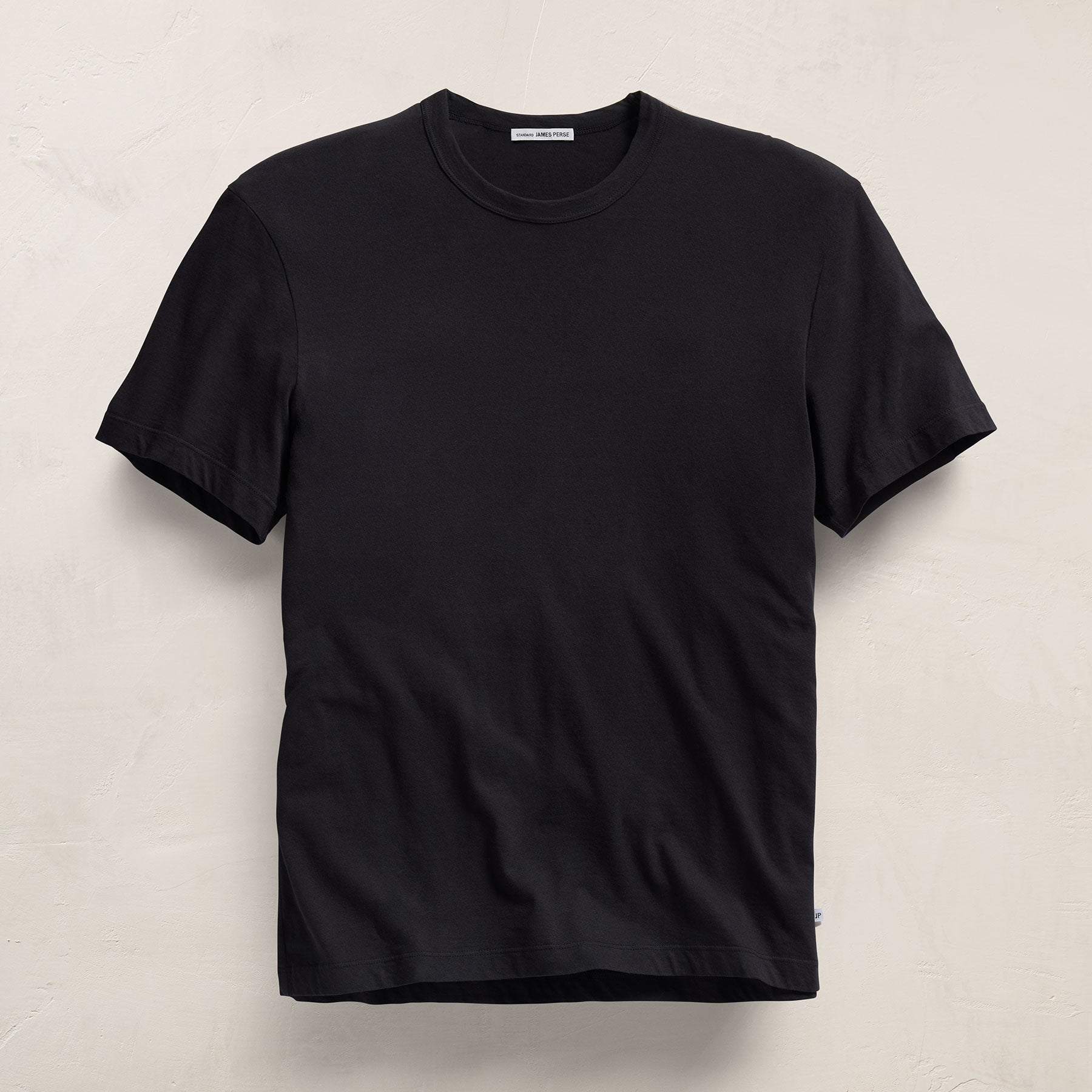 Short Sleeve Crew Neck in Black | James Perse Los Angeles