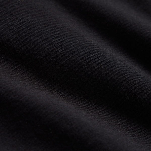 Short Sleeve Crew Neck in Black | James Perse Los Angeles