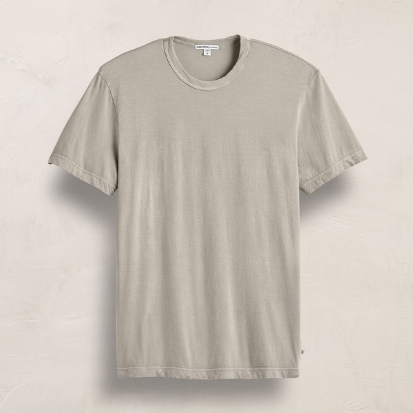Short Sleeve Crew Neck in Concrete Pigment | James Perse Los Angeles