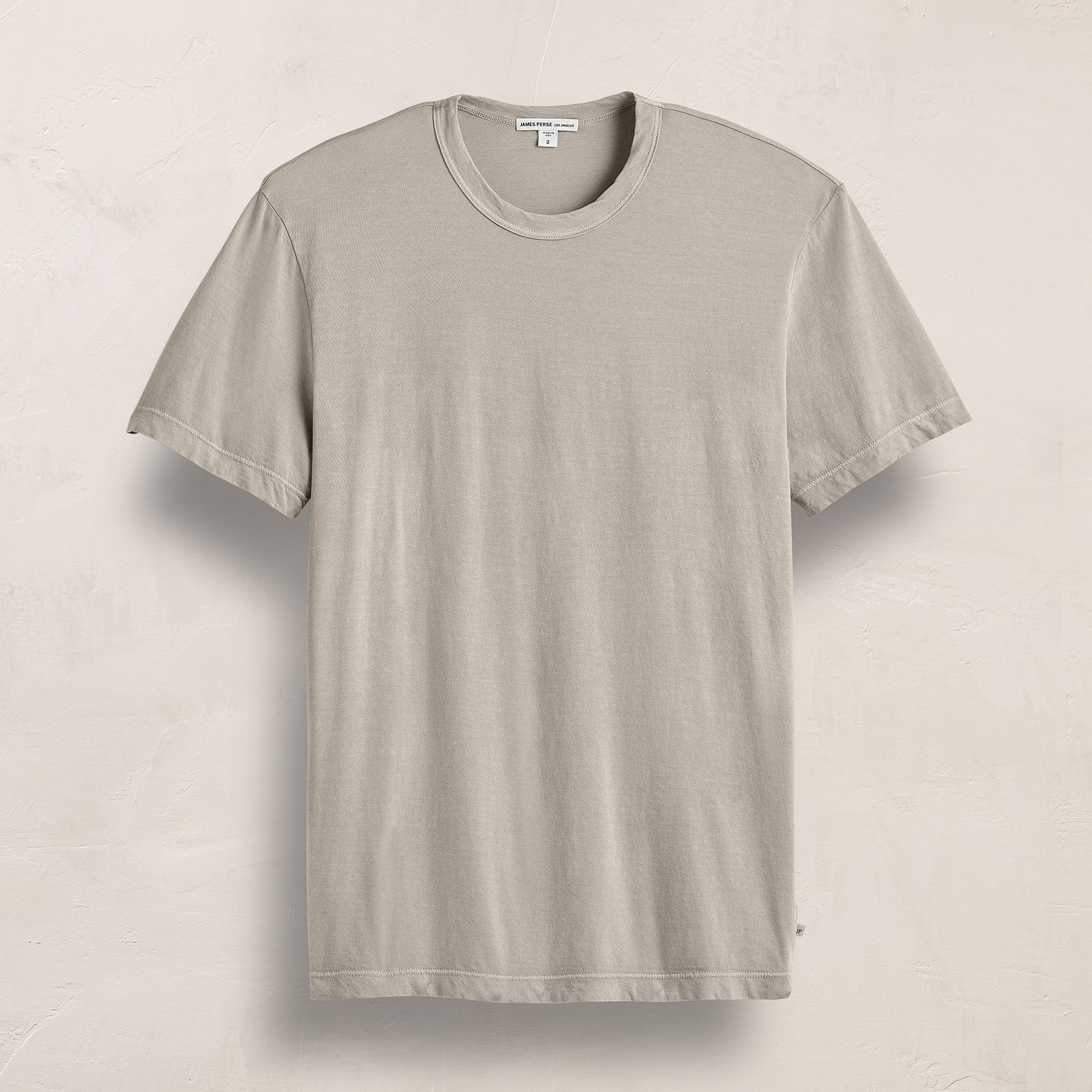 Short Sleeve Crew Neck - Concrete Pigment | James Perse Los