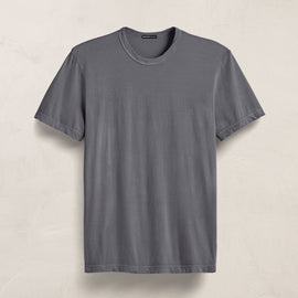 Short Sleeve Crew Neck in Cavalry Pigment | James Perse Los Angeles