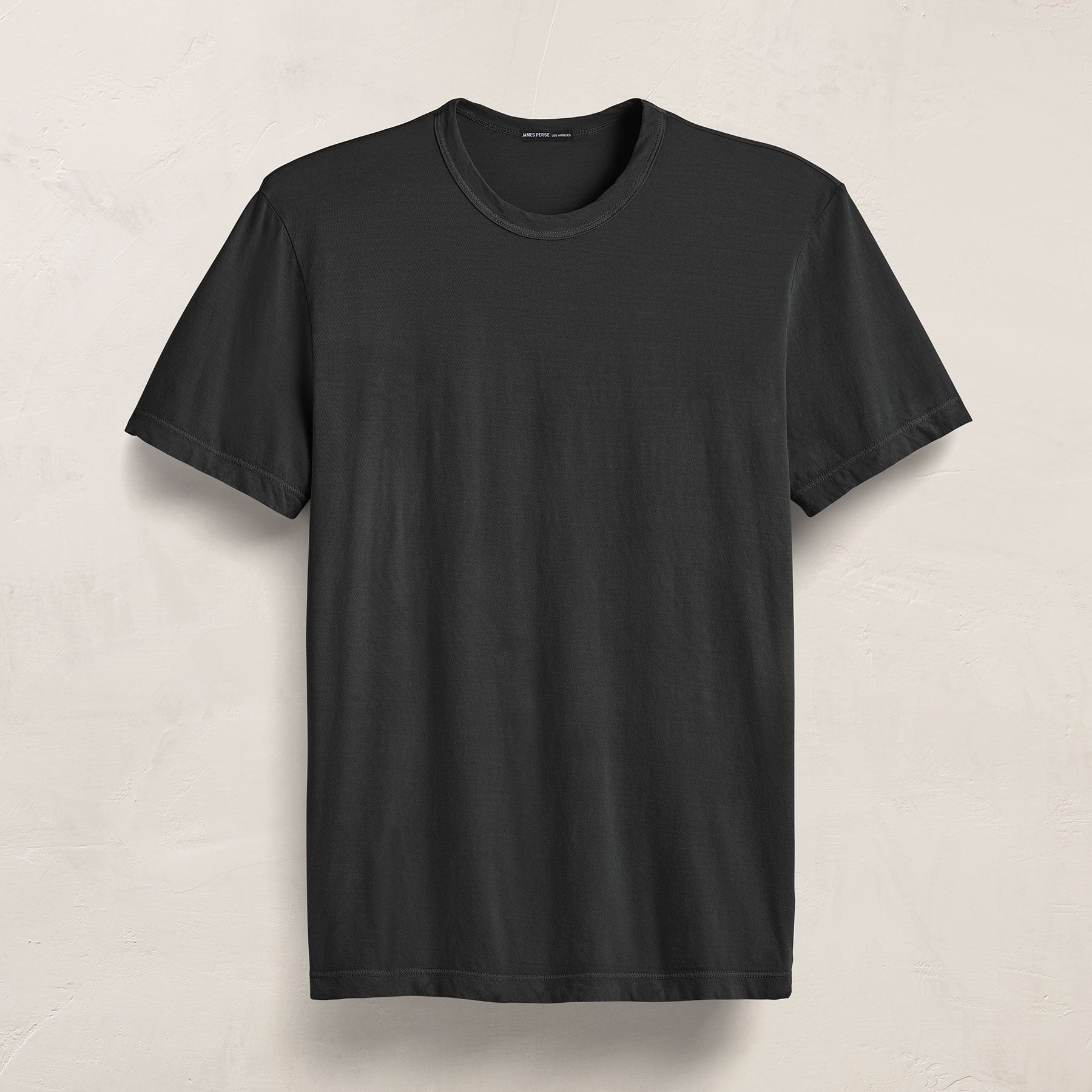 Clear Jersey Crew - Carbon Pigment | James Perse Los Angeles