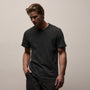 Short Sleeve Crew Neck in Carbon Pigment | James Perse Los Angeles