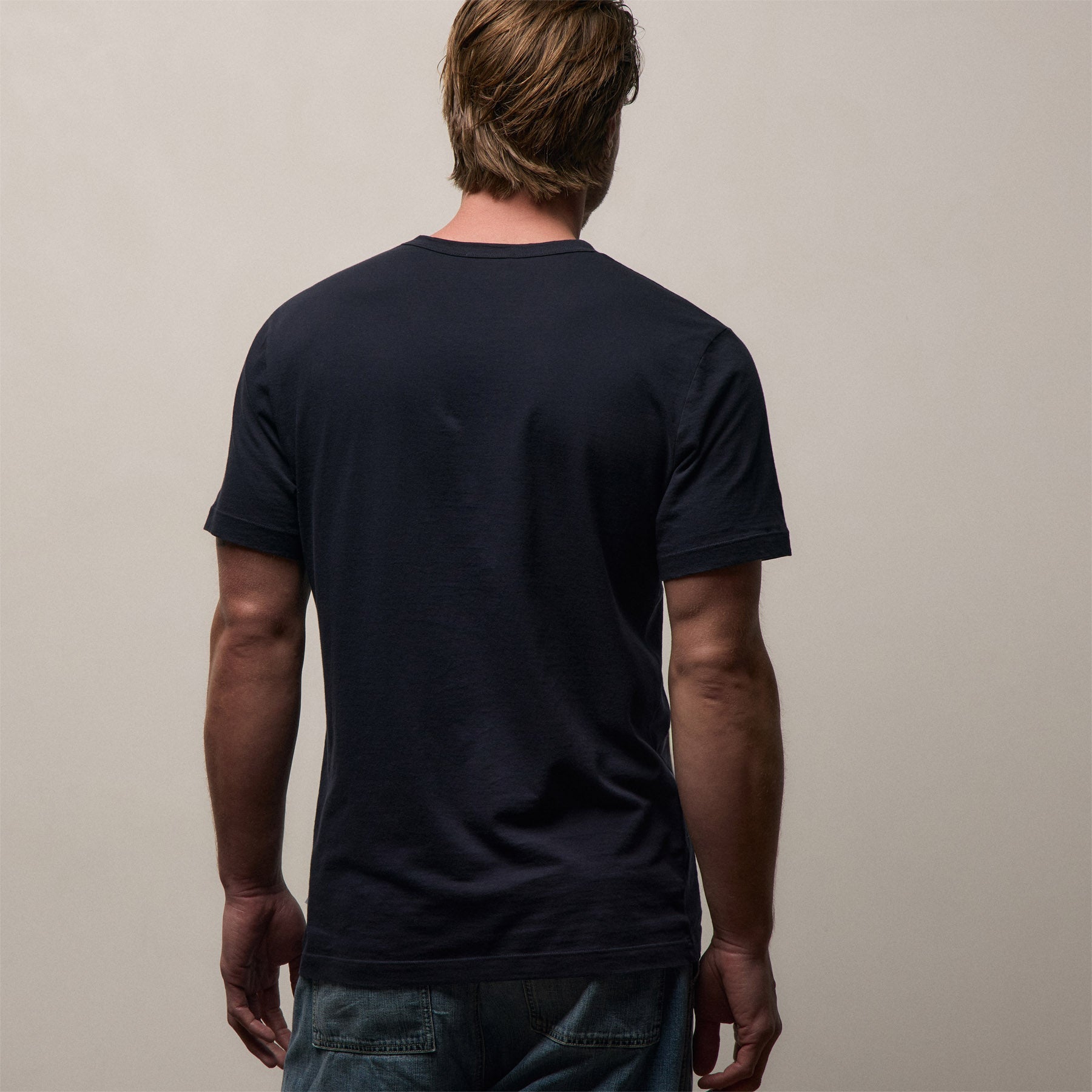 Short Sleeve Crew Neck in Deep | James Perse Los Angeles