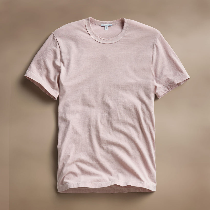 Short Sleeve Crew Neck in Degas Pigment | James Perse Los Angeles