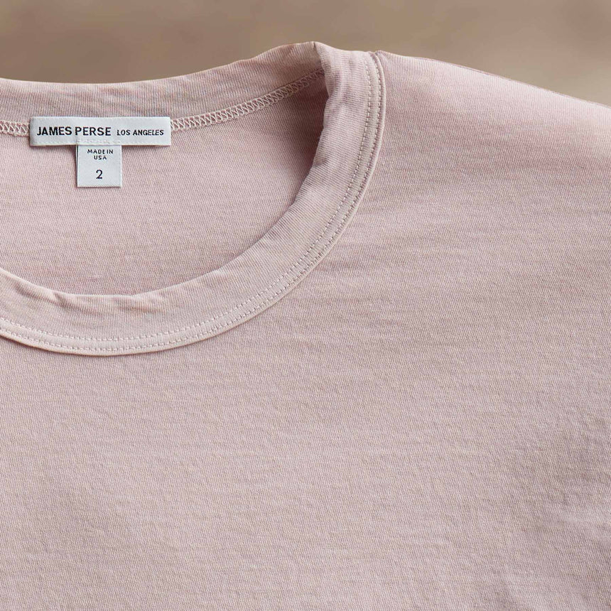 Short Sleeve Crew Neck in Degas Pigment | James Perse Los Angeles