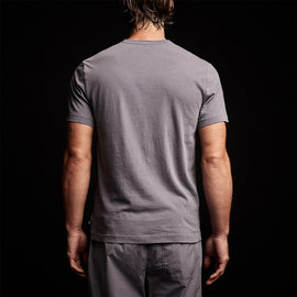 Short Sleeve Crew Neck in Flannel Pigment | James Perse Los Angeles