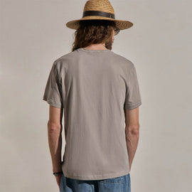 Short Sleeve Crew Neck - Fog Pigment