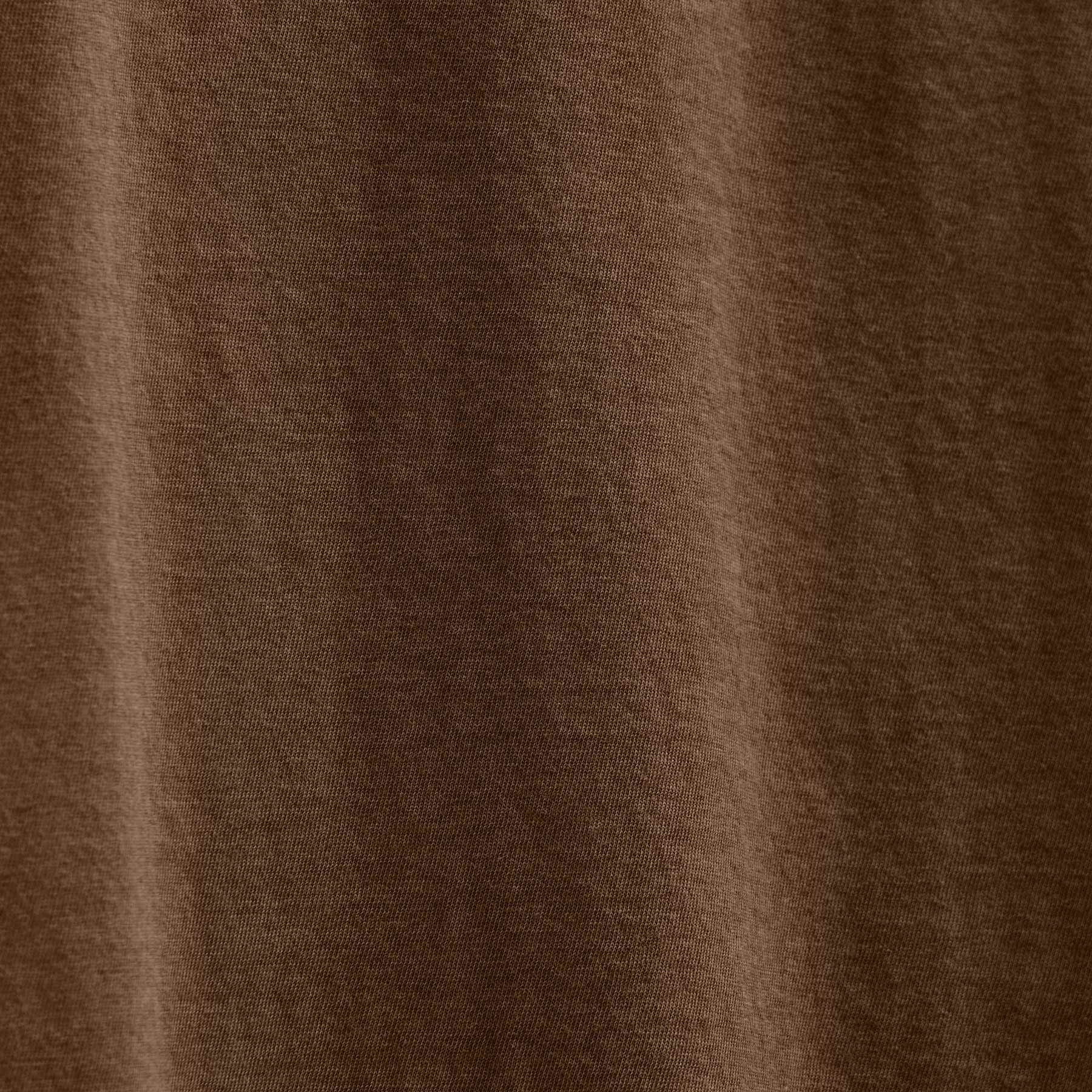 Short Sleeve Crew Neck in Gingerbread Pigment | James Perse Los Angeles