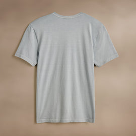 Short Sleeve Crew Neck  in Grey Glacier Pigment | James Perse Los Angeles