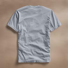 Short Sleeve Crew Neck in Grey Sky Pigment | James Perse Los Angeles