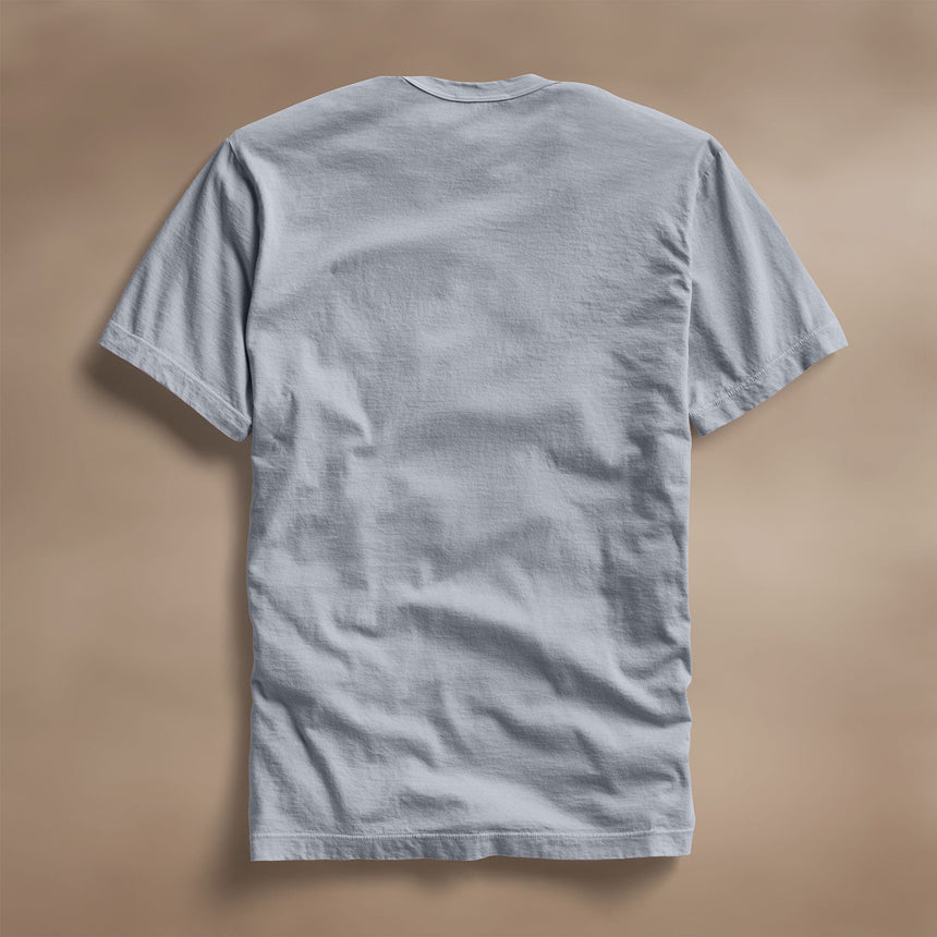 Short Sleeve Crew Neck in Grey Sky Pigment | James Perse Los Angeles