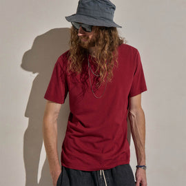 Short Sleeve Crew Neck in Heat | James Perse Los Angeles
