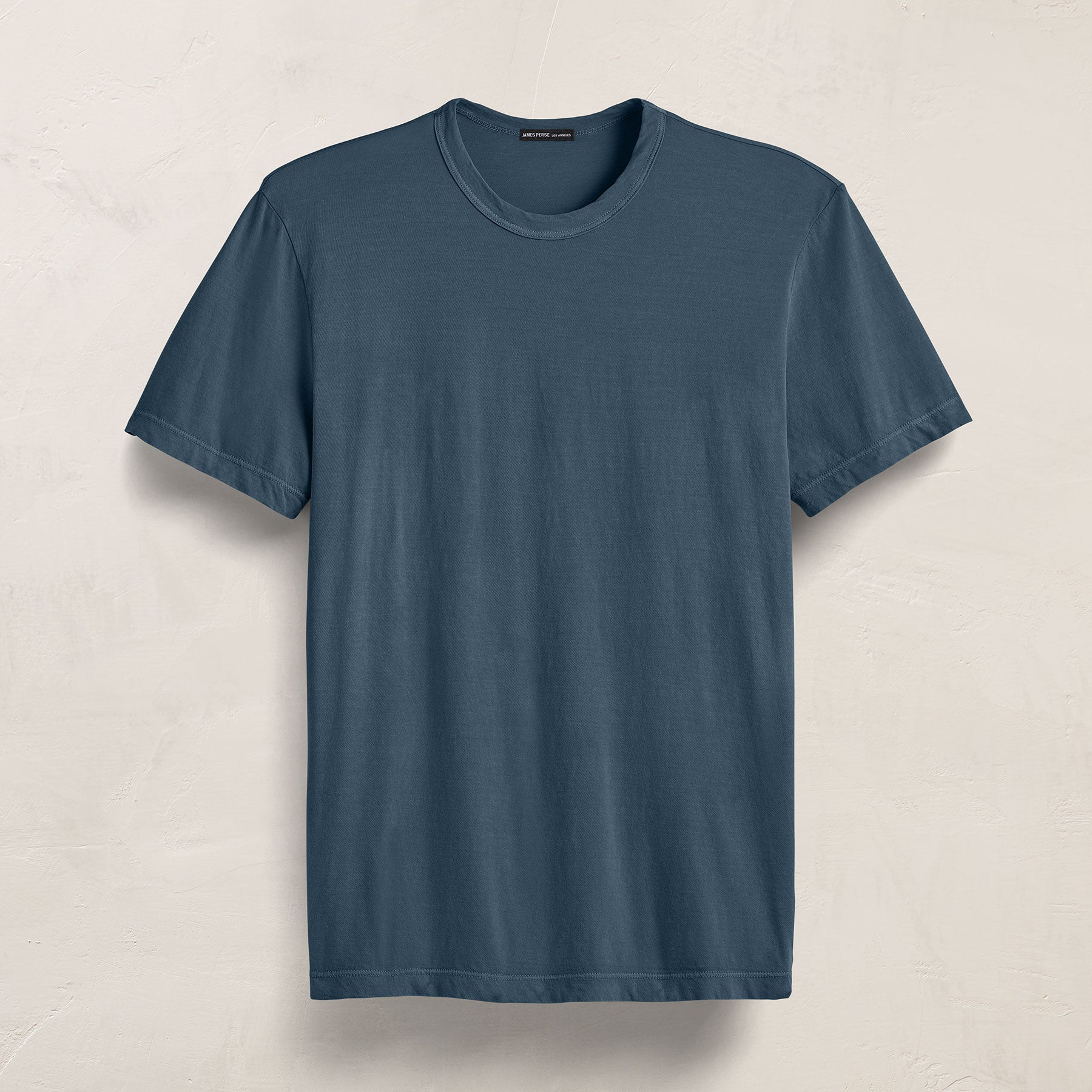 Short Sleeve Crew Neck in Lake Pigment | James Perse Los Angeles