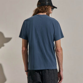 Short Sleeve Crew Neck - Lake Pigment