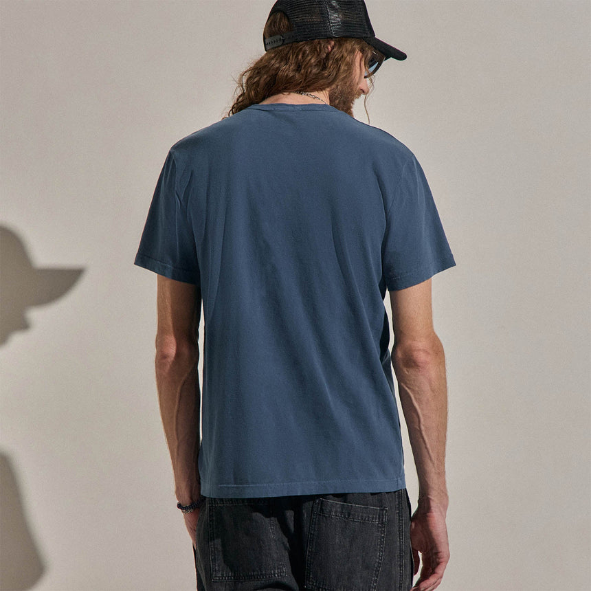 Short Sleeve Crew Neck in Lake Pigment | James Perse Los Angeles