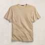 Short Sleeve Crew Neck in Light Khaki Pigment | James Perse Los Angeles