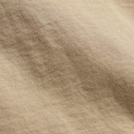Short Sleeve Crew Neck in Light Khaki Pigment | James Perse Los Angeles