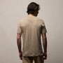 Short Sleeve Crew Neck in Light Khaki Pigment | James Perse Los Angeles