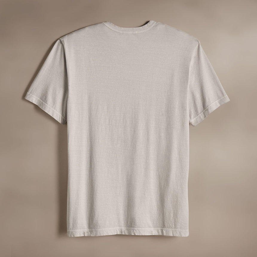 Short Sleeve Crew Neck  in Light Mist Pigment | James Perse Los Angeles