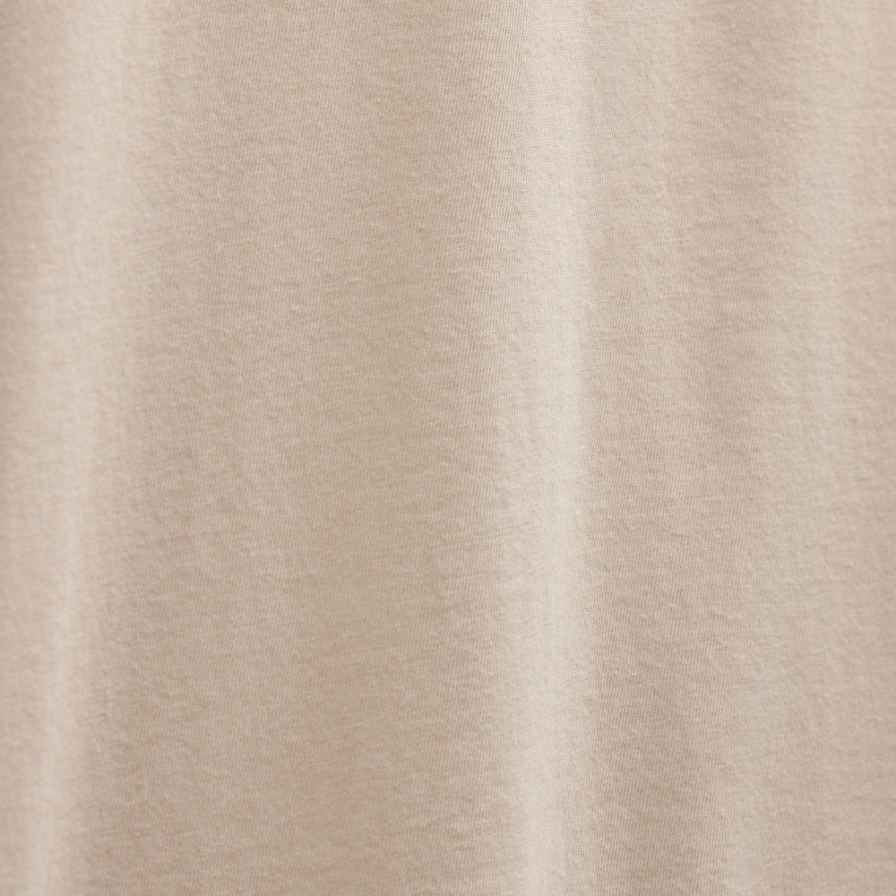 Short Sleeve Crew Neck in Latte Pigment | James Perse Los Angeles FLAT