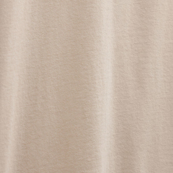 Short Sleeve Crew Neck in Latte Pigment | James Perse Los Angeles FLAT