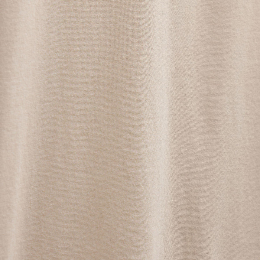 Short Sleeve Crew Neck in Latte Pigment | James Perse Los Angeles FLAT