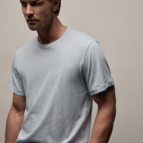 Short Sleeve Crew Neck in Memory Pigment | James Perse Los Angeles