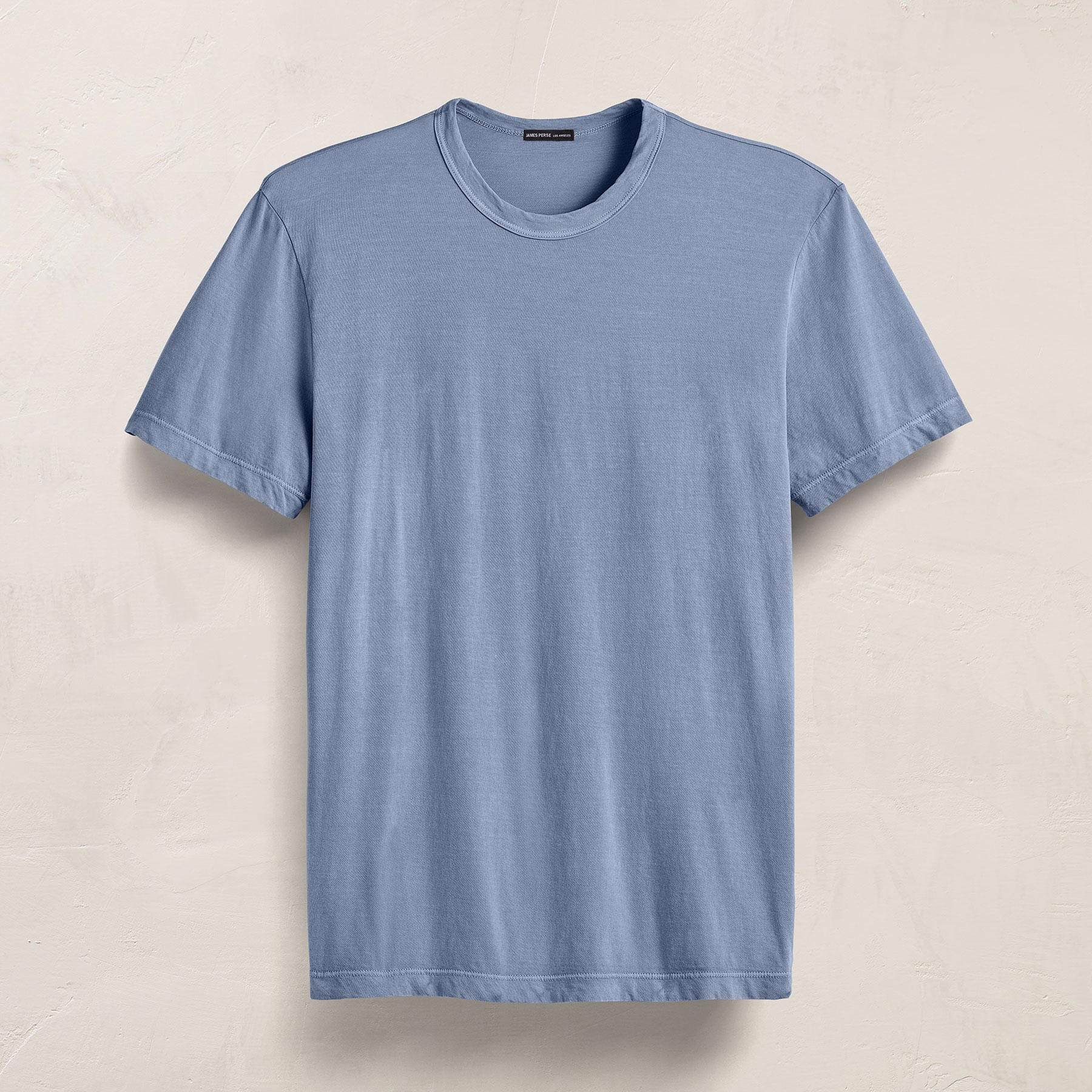 Short Sleeve Crew Neck in Ocean Pigment | James Perse Los Angeles
