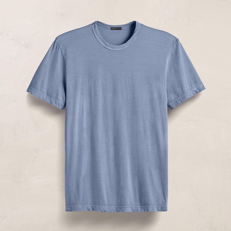 Short Sleeve Crew Neck in Ocean Pigment | James Perse Los Angeles