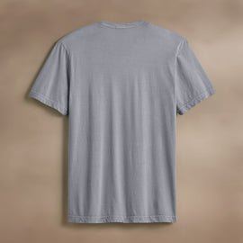 Short Sleeve Crew Neck in Open Sky Pigment | James Perse Los Angeles