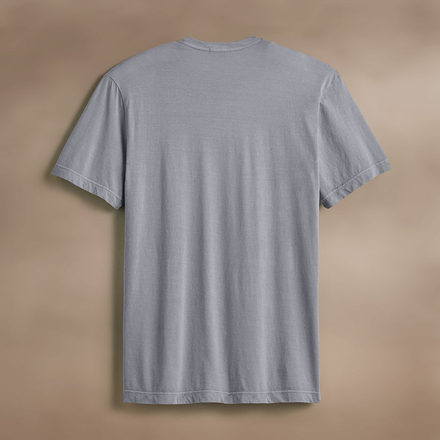 Short Sleeve Crew Neck in Open Sky Pigment | James Perse Los Angeles