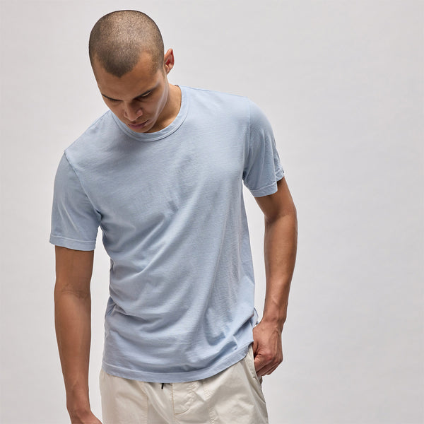 Short Sleeve Crew Neck - Open Sky Pigment | James Perse Los Angeles