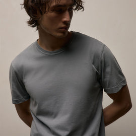 Short Sleeve Crew Neck in Ore Pigment | James Perse Los Angeles