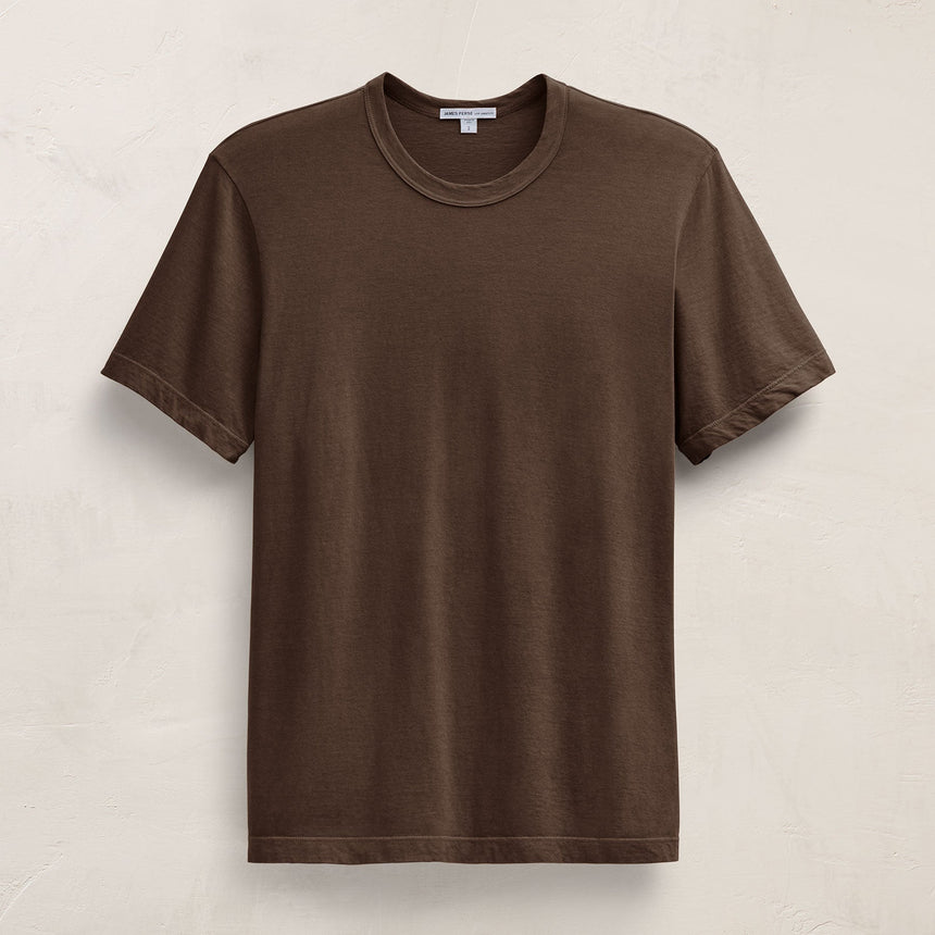 Short Sleeve Crew Neck in Porcupine | James Perse Los Angeles