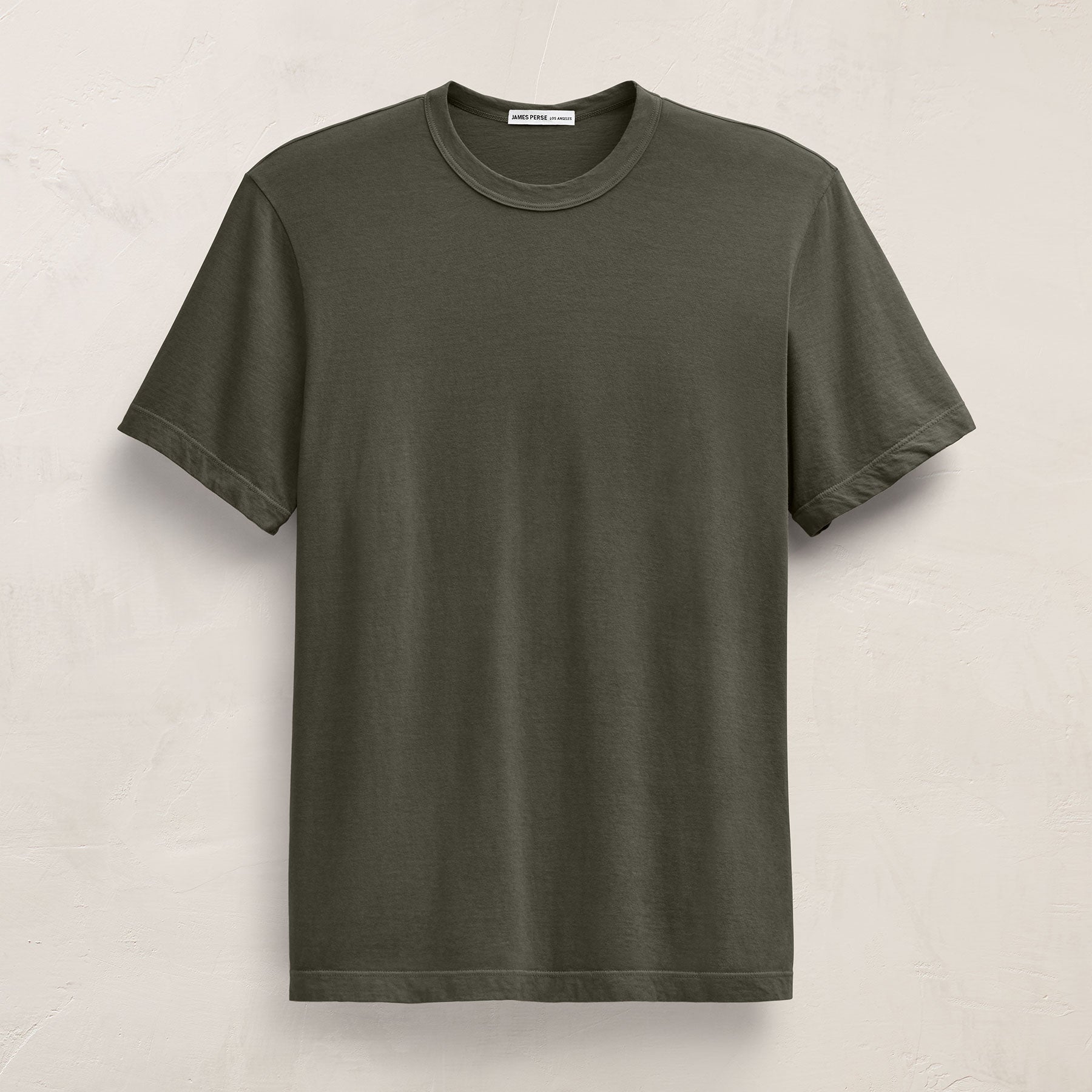 Short Sleeve Crew Neck in Platoon Pigment | James Perse Los Angeles