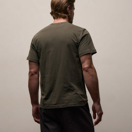 Short Sleeve Crew Neck in Platoon Pigment | James Perse Los Angeles
