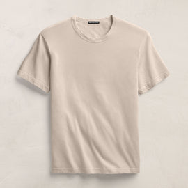 Short Sleeve Crew Neck in Pearl Pigment | James Perse Los Angeles
