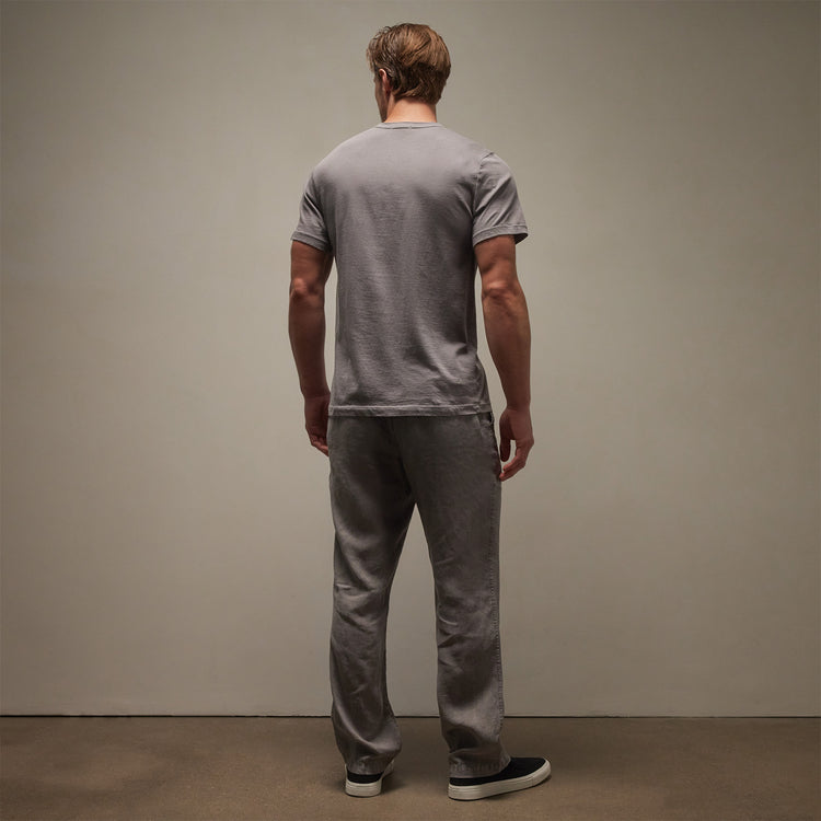 Short Sleeve Crew Neck - Silver Grey Pigment | James Perse Los Angeles