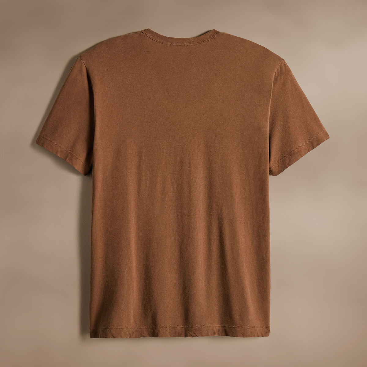 Short Sleeve Crew Neck  in Savanna Pigment | James Perse Los Angeles