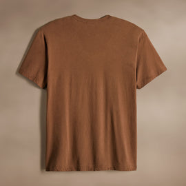 Short Sleeve Crew Neck  in Savanna Pigment | James Perse Los Angeles