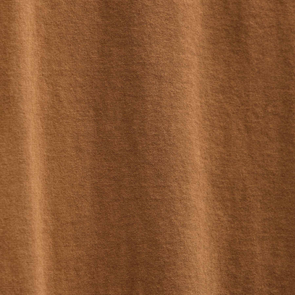 Short Sleeve Crew Neck in Whiskey Pigment | James Perse Los Angeles