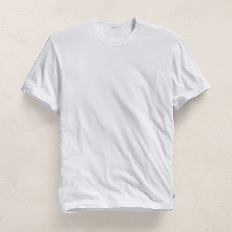 Short Sleeve Crew Neck in White | James Perse Los Angeles