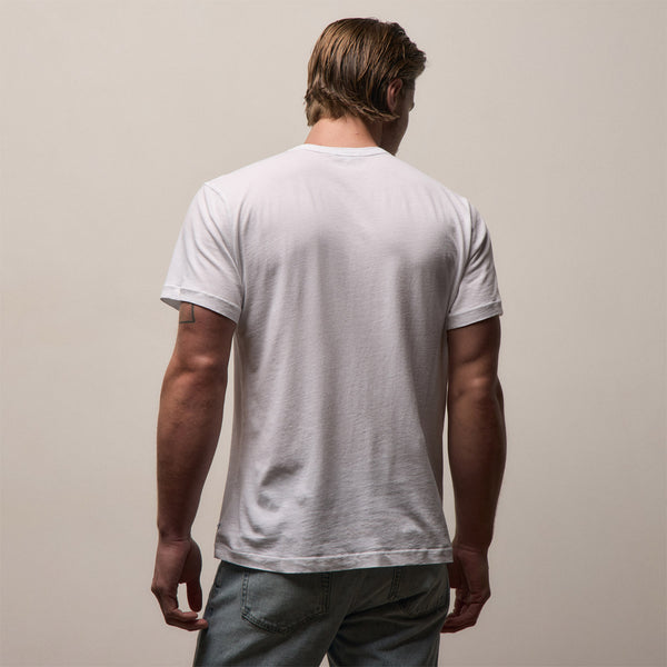 Short Sleeve Crew Neck in White | James Perse Los Angeles