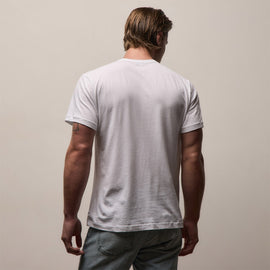 Short Sleeve Crew Neck - White