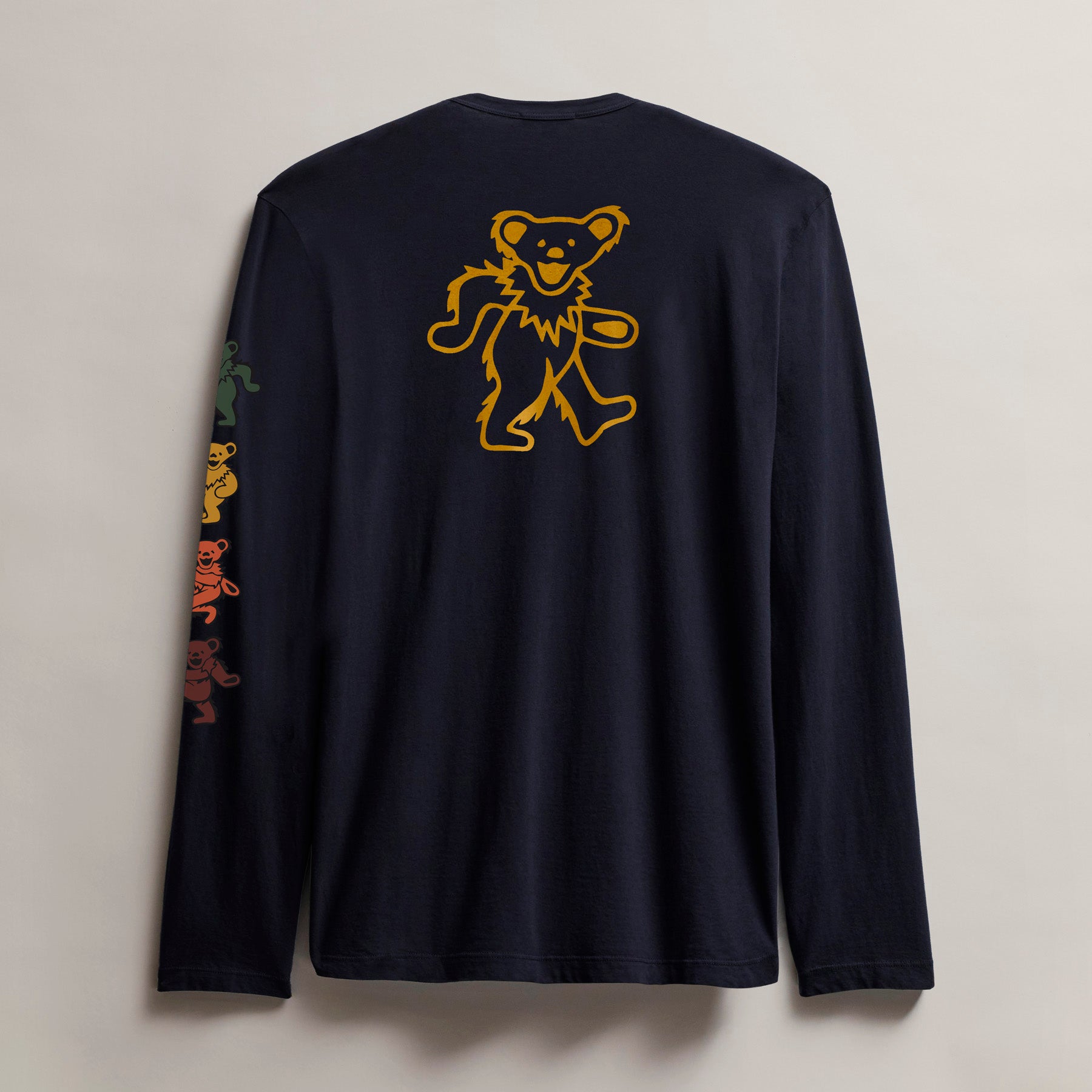 Men's Grateful Dead Long Sleeve Color Bears in Deep/Cadmium | James Perse Los Angeles